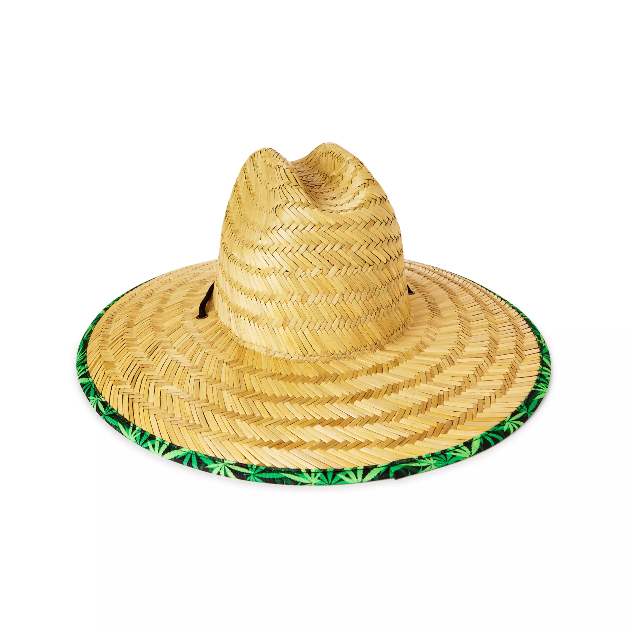 Weed Leaf Lifeguard Hat at Spencer's
