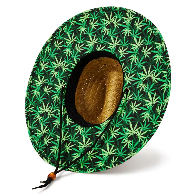 Weed Leaf Lifeguard Hat at Spencer's