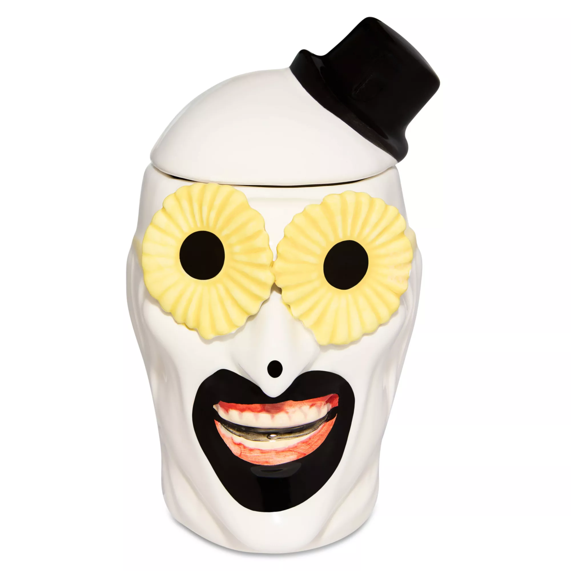 Art the Clown Daisy Glasses Lid Coffee Mug 12 oz. - Terrifier