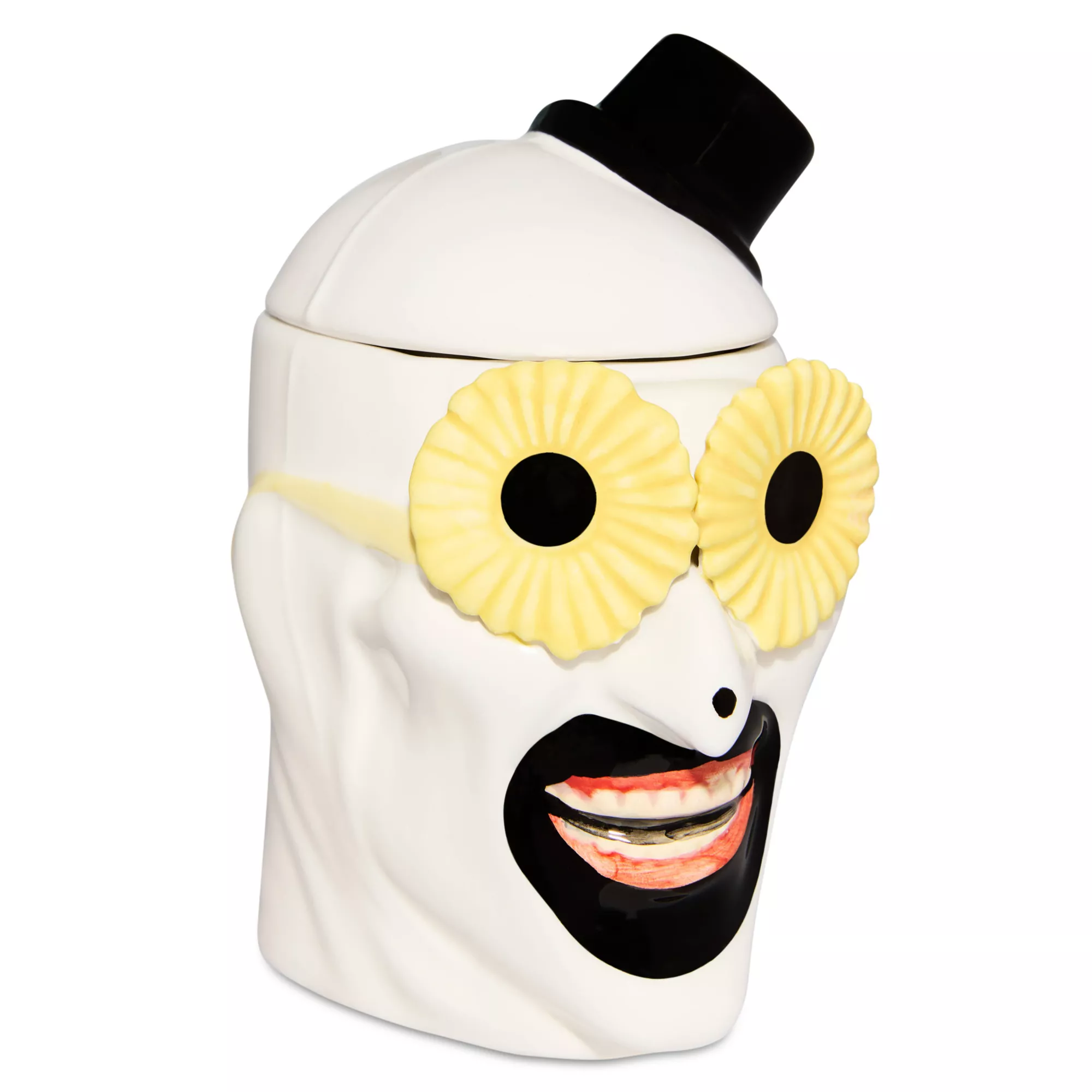 Art the Clown Daisy Glasses Lid Coffee Mug 12 oz. - Terrifier at Spencer's