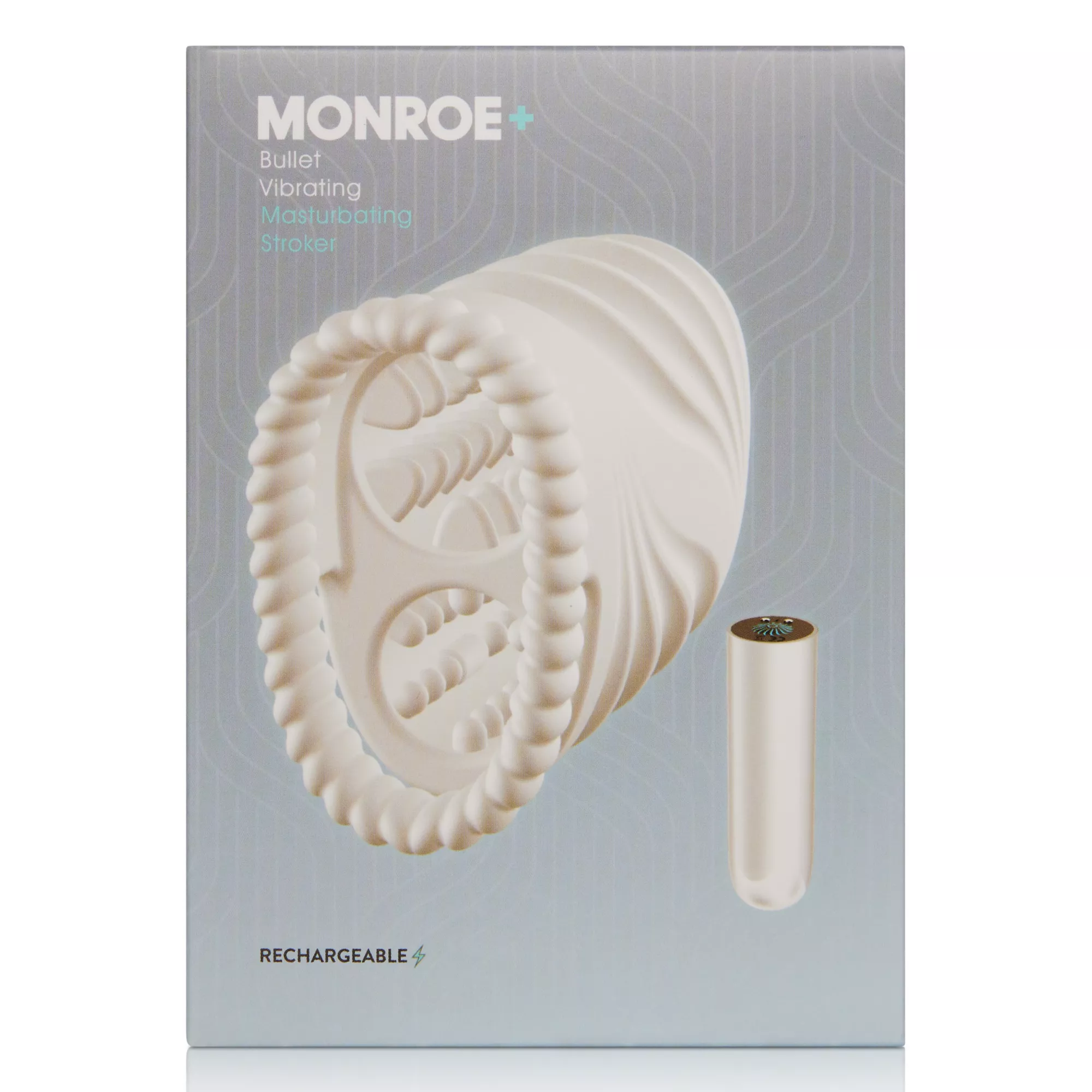 10-Function Rechargeable Vibrating Stroker at Spencer's