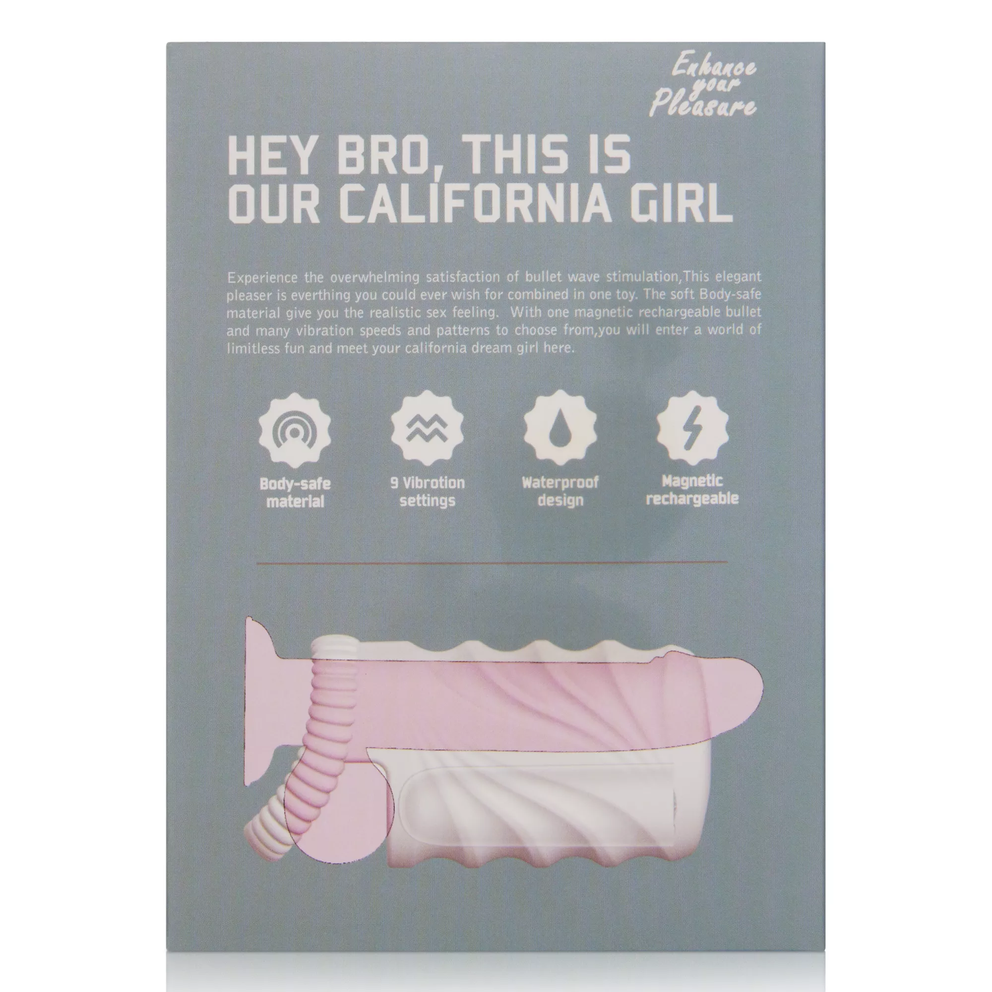 10-Function Rechargeable Vibrating Stroker at Spencer's