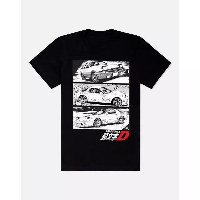 Initial D Triple Cars T Shirt at Spencer's
