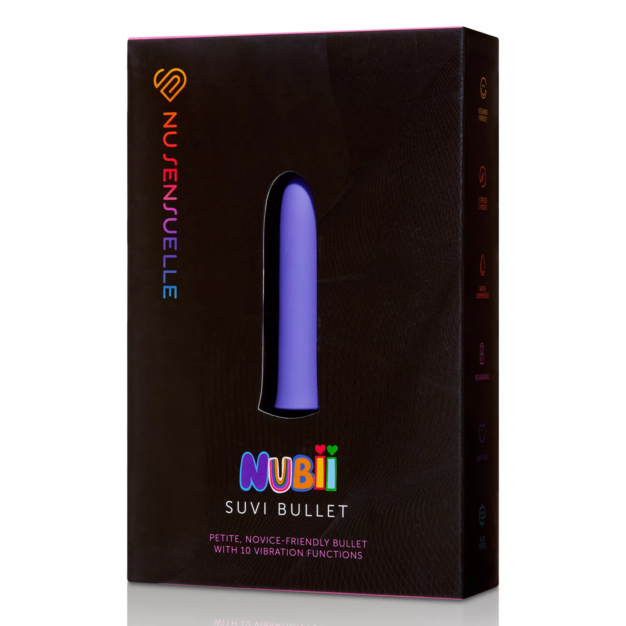 Suvi 10-Function Rechargeable Waterproof Bullet Vibrator - 3.3 Inch at Spencer's