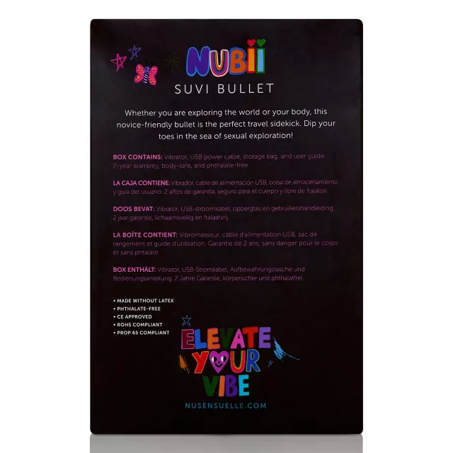 Suvi 10-Function Rechargeable Waterproof Bullet Vibrator - 3.3 Inch at Spencer's