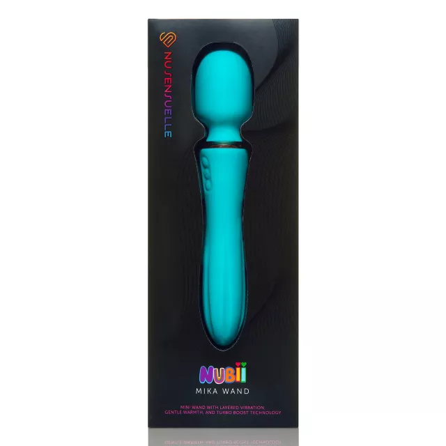 Mika 12-Speed Rechargeable Waterproof Wand Massager - 9 Inch at Spencer's