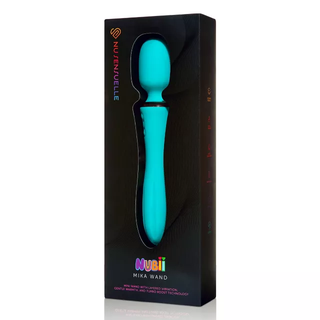 Mika 12-Speed Rechargeable Waterproof Wand Massager - 9 Inch at Spencer's