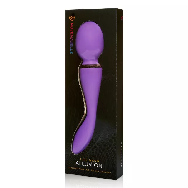 Alluvion 12-Speed Rechargeable Waterproof Wand Massager - 11 Inch at Spencer's