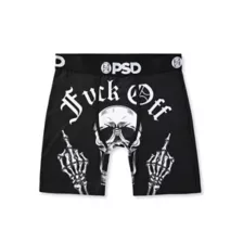 PSD Fuck Off Skeleton Boxer Briefs at Spencer's