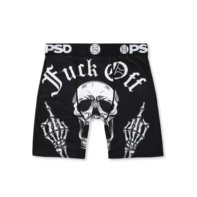 PSD Fuck Off Skeleton Boxer Briefs at Spencer's