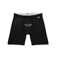 Fuck Around and Find Out Boxer Briefs at Spencer's
