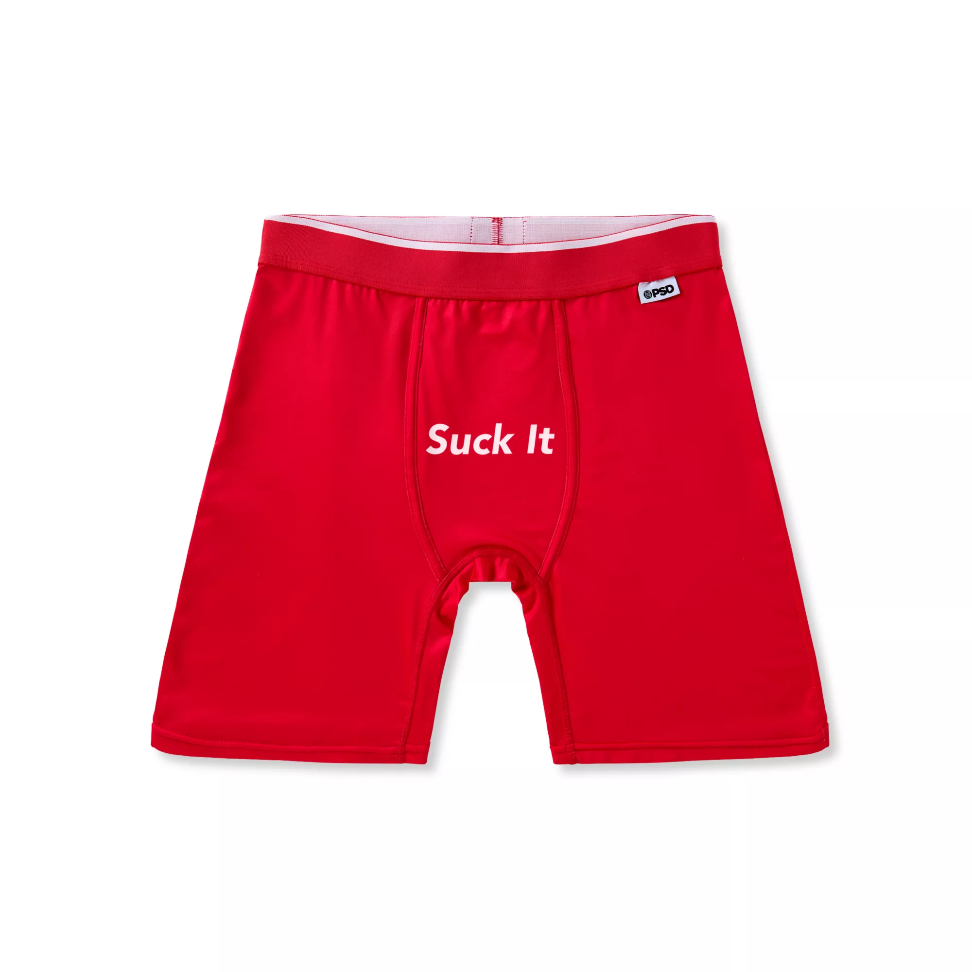 Red Suck It Boxer Briefs at Spencer's