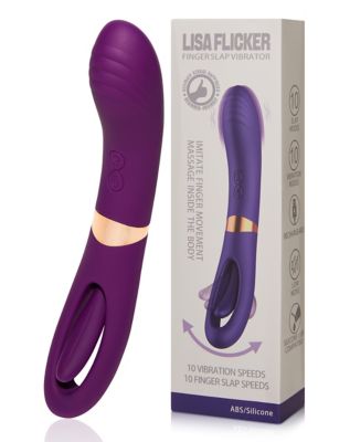 20-Function Rechargeable Waterproof Finger Slap Vibrator - 9 Inch -  Spencer's