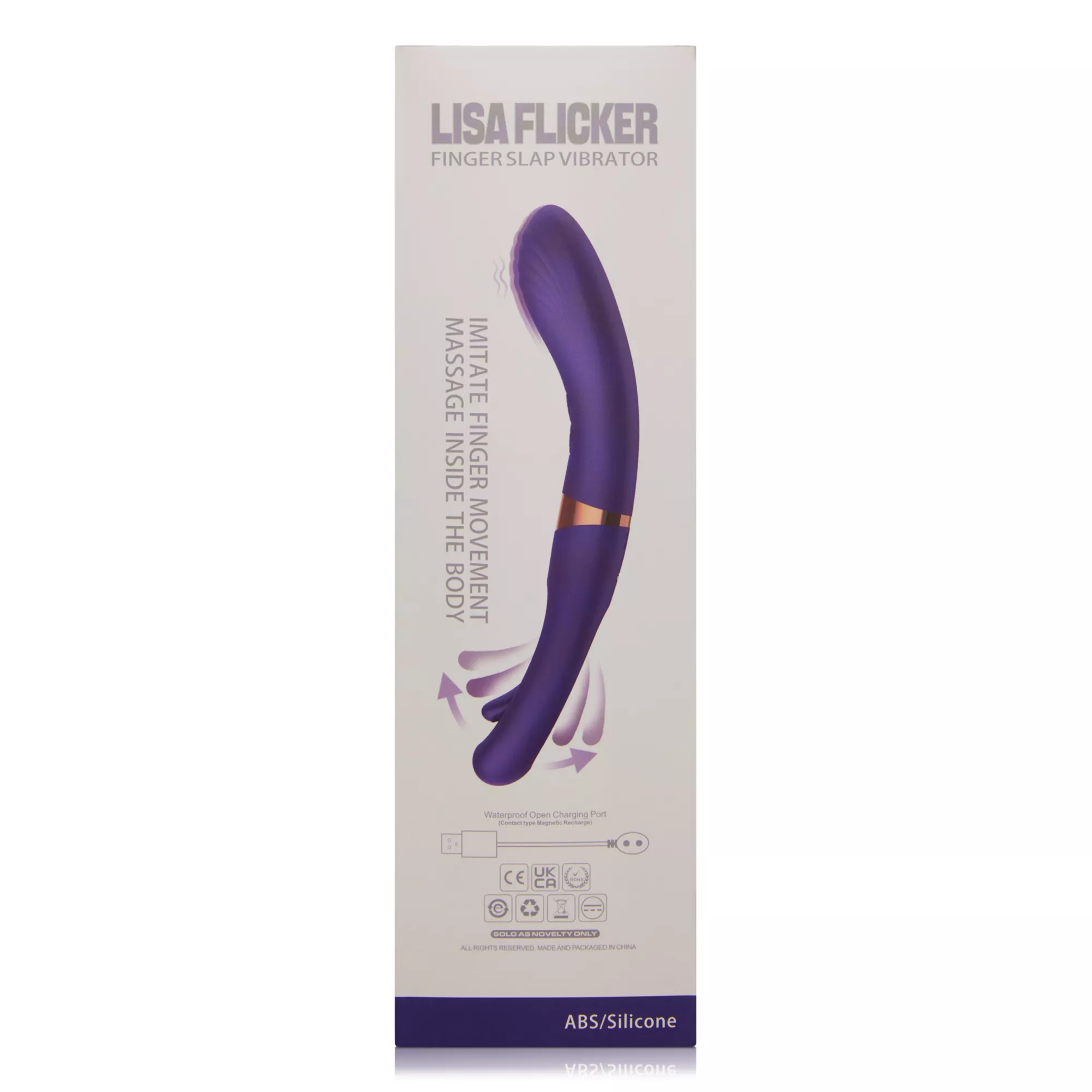 20-Function Rechargeable Waterproof Finger Slap Vibrator - 9 Inch at Spencer's
