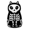 Cat Skeleton LED Light-Up Figure at Spencer's