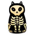 Cat Skeleton LED Light-Up Figure at Spencer's