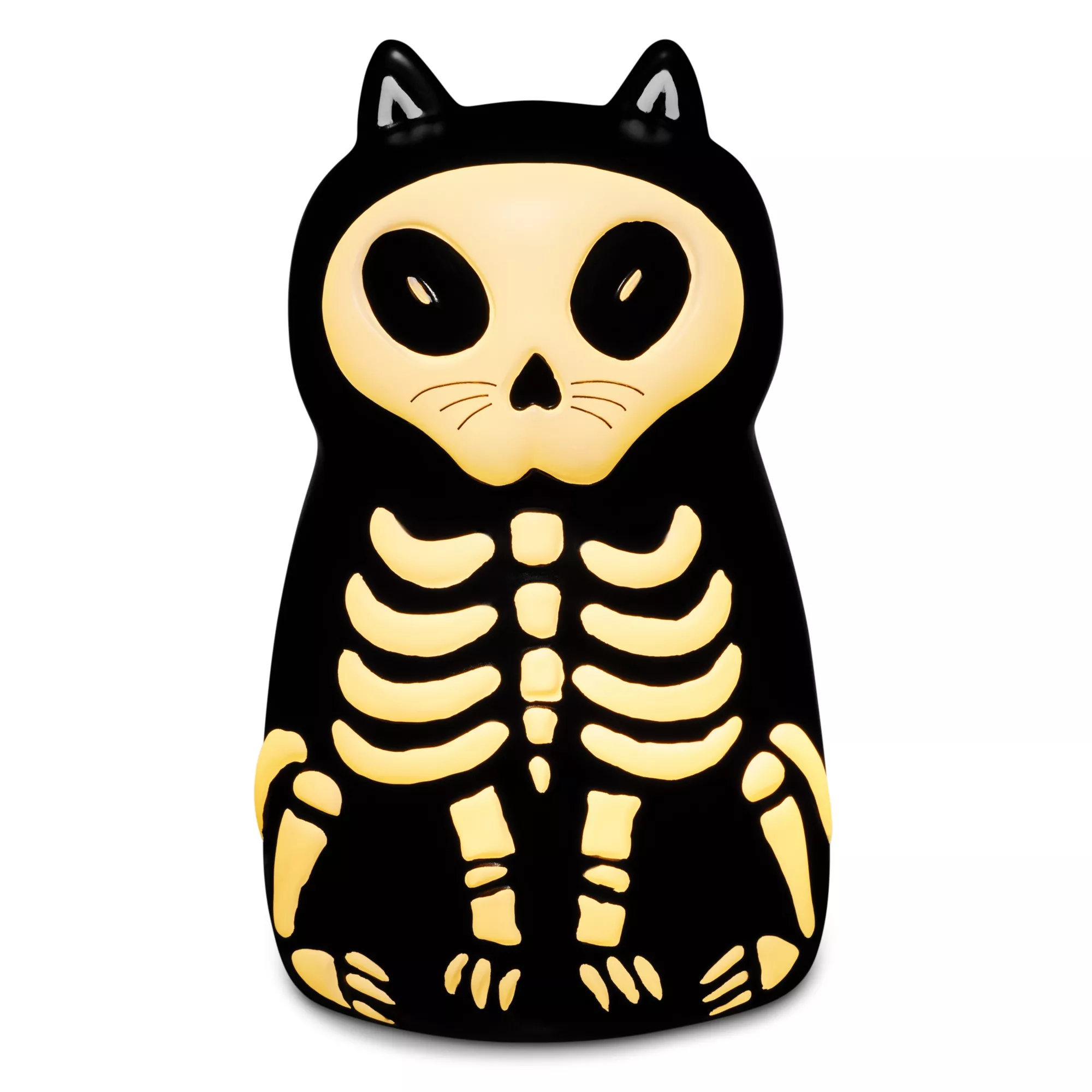 Cat Skeleton LED Light-Up Figure at Spencer's