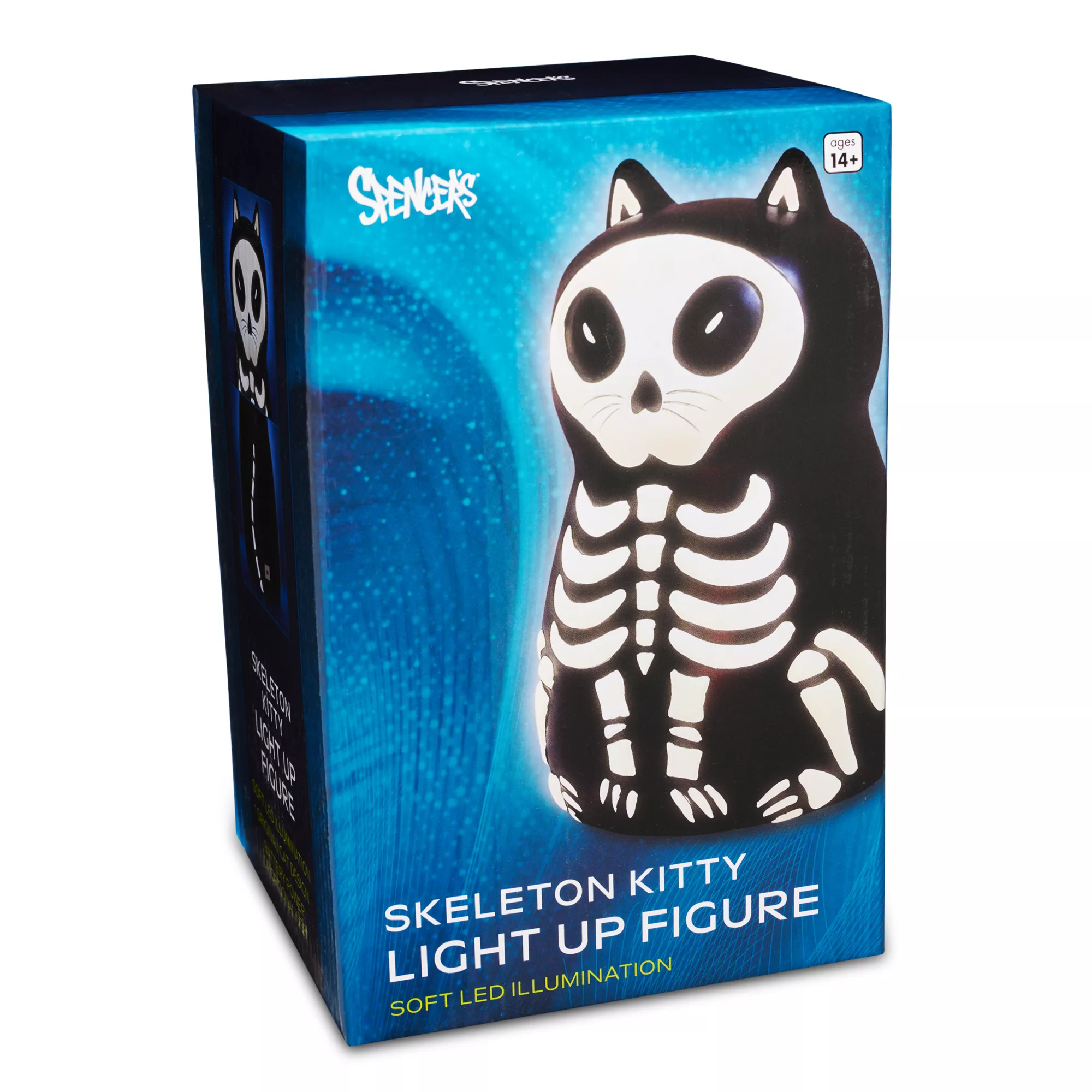 Cat Skeleton LED Light-Up Figure at Spencer's
