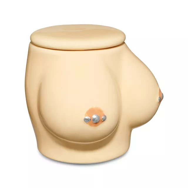 Pierced Boobs Molded Stash Jar