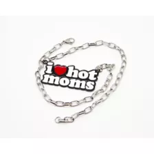 Silvertone I Heart Hot Moms Chain Necklace - Danny Duncan at Spencer's