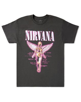 Nirvana Neon In Utero T Shirt