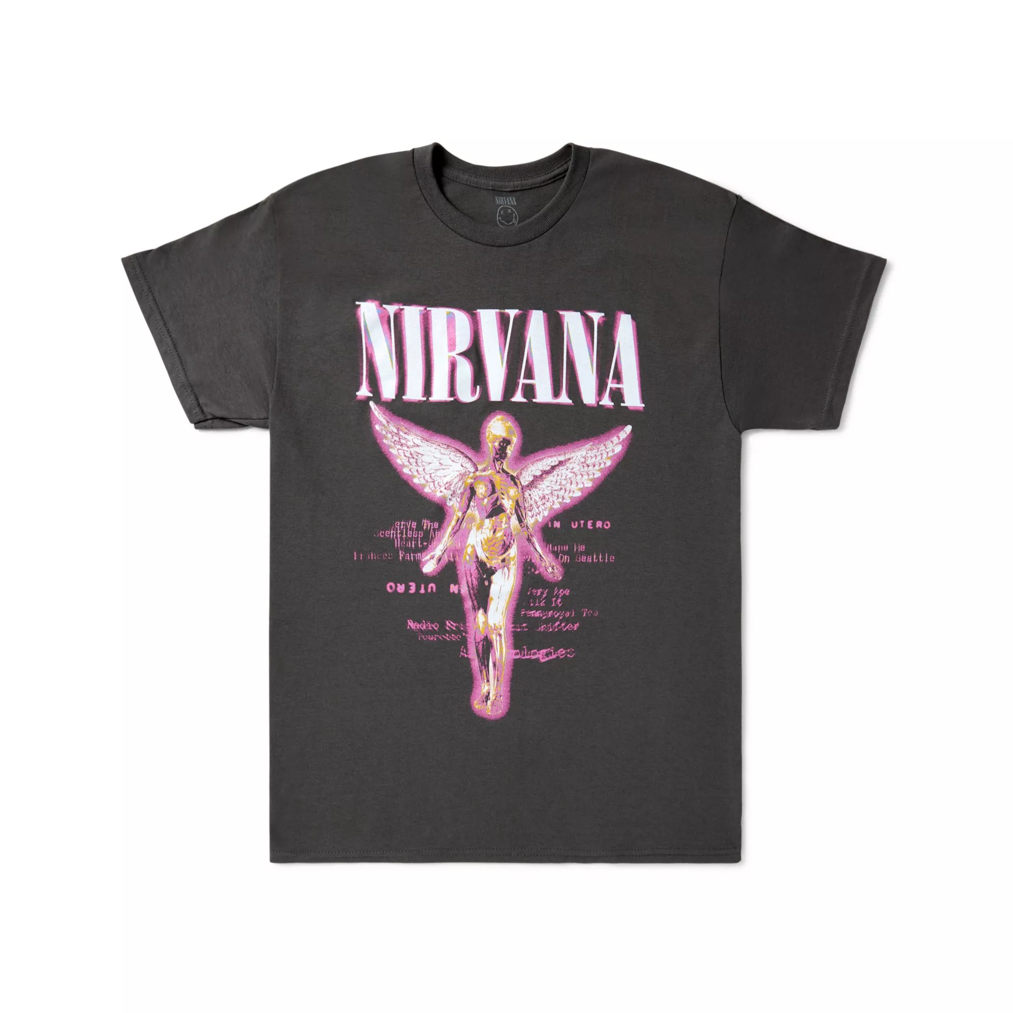 Nirvana Neon In Utero T Shirt