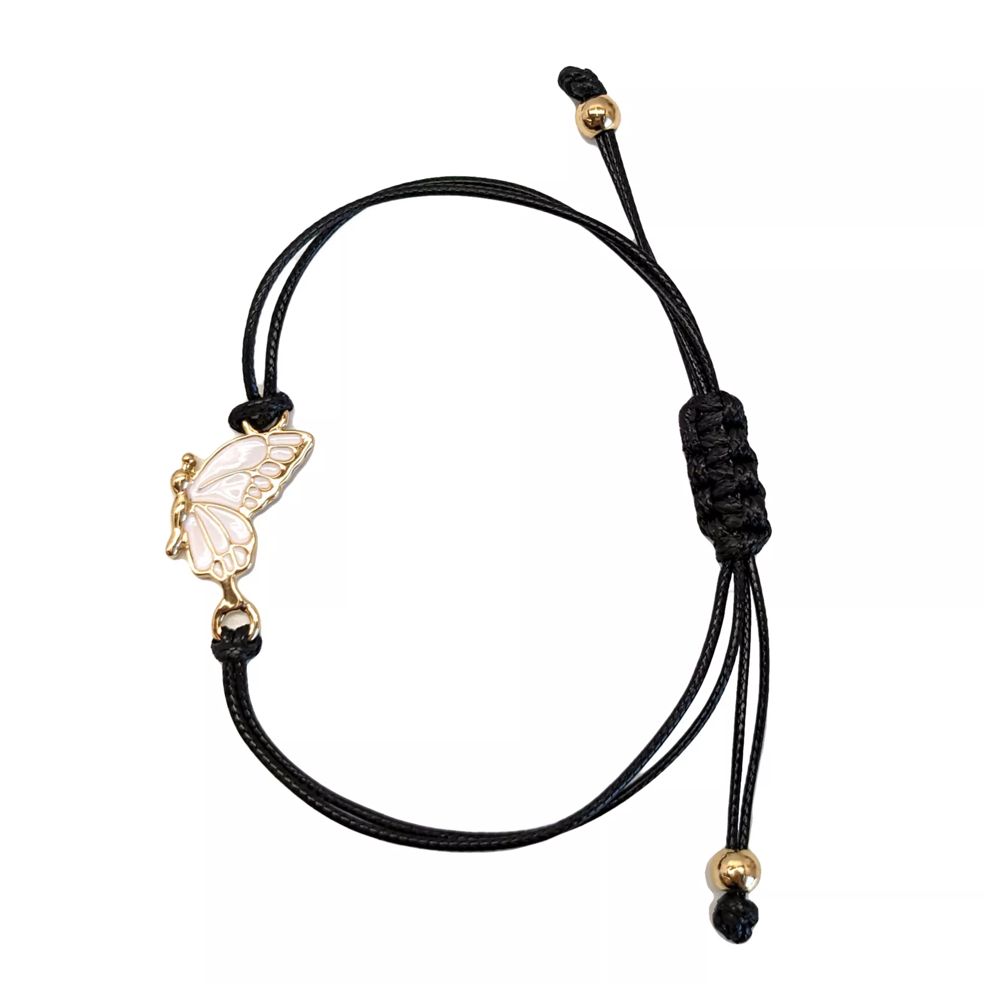 Black and White Butterfly Long Distance Magnetic Bracelets at Spencer's