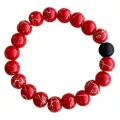 Black and Red Graffiti Long Distance Bracelets - 2 Pack at Spencer's