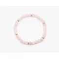 Rose Quartz Semi-Precious Stone Beaded Bracelet at Spencer's