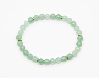 Jade Semi-Precious Stone Beaded Bracelet