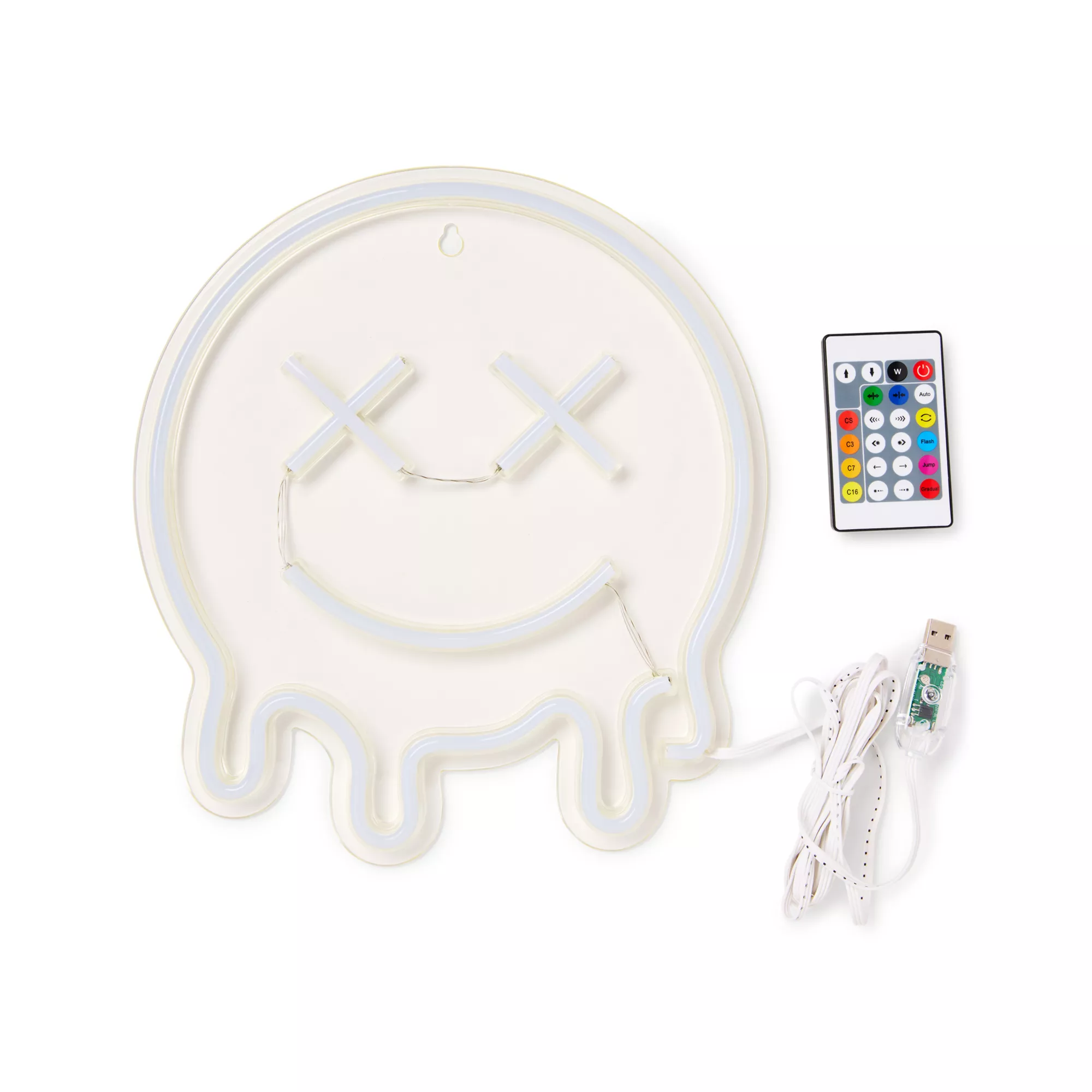 Trippy Smiley Face Neon Light