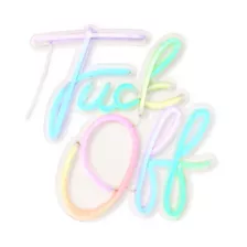 Fuck Off Neon Light at Spencer's