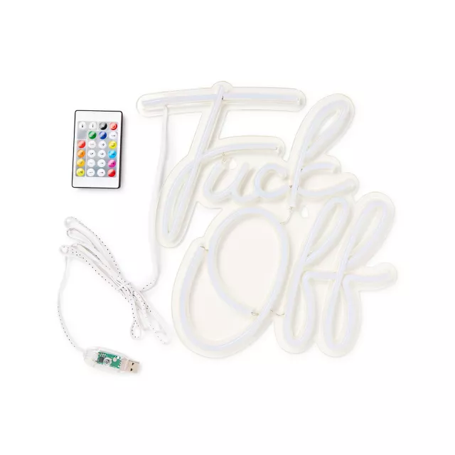 Fuck Off Neon Light at Spencer's