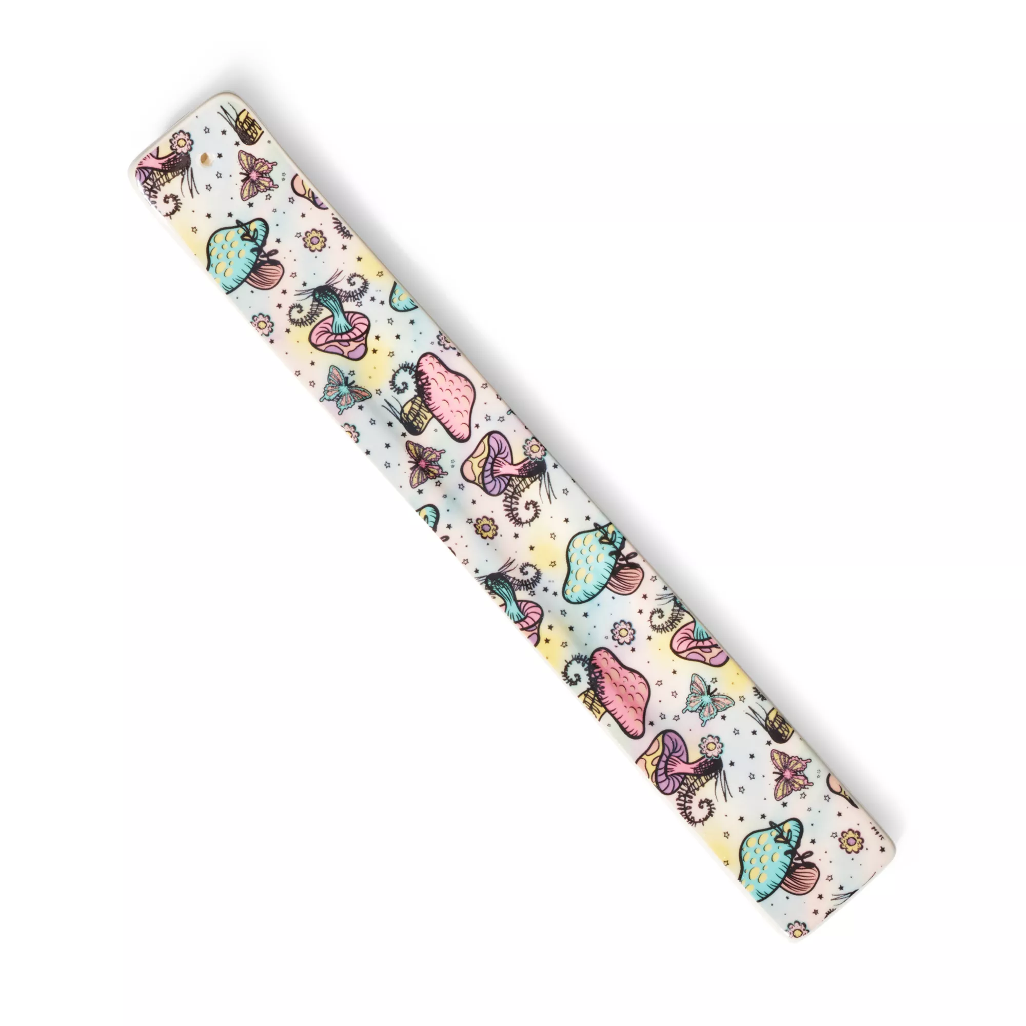 Iridescent Mushroom Flat Incense Burner at Spencer's