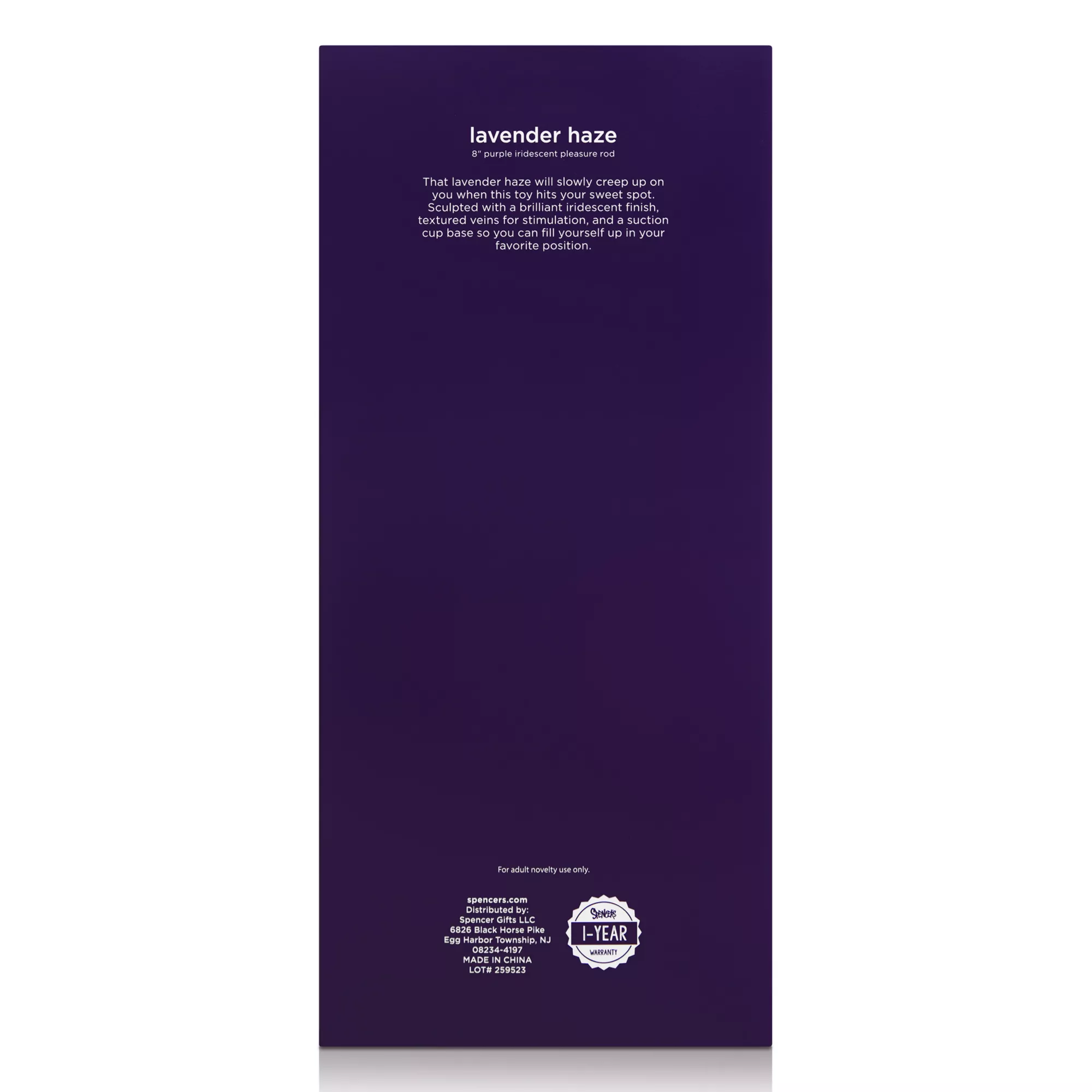 Lavender Haze Iridescent Pleasure Rod - Hott Love at Spencer's