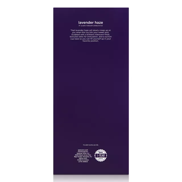 Lavender Haze Iridescent Pleasure Rod - Hott Love at Spencer's