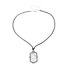 Gothic Frame Pendant Necklace at Spencer's