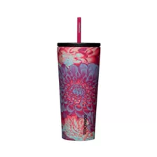 Floral Cup with Straw - 24 oz. at Spencer's