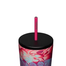 Floral Cup with Straw - 24 oz. at Spencer's