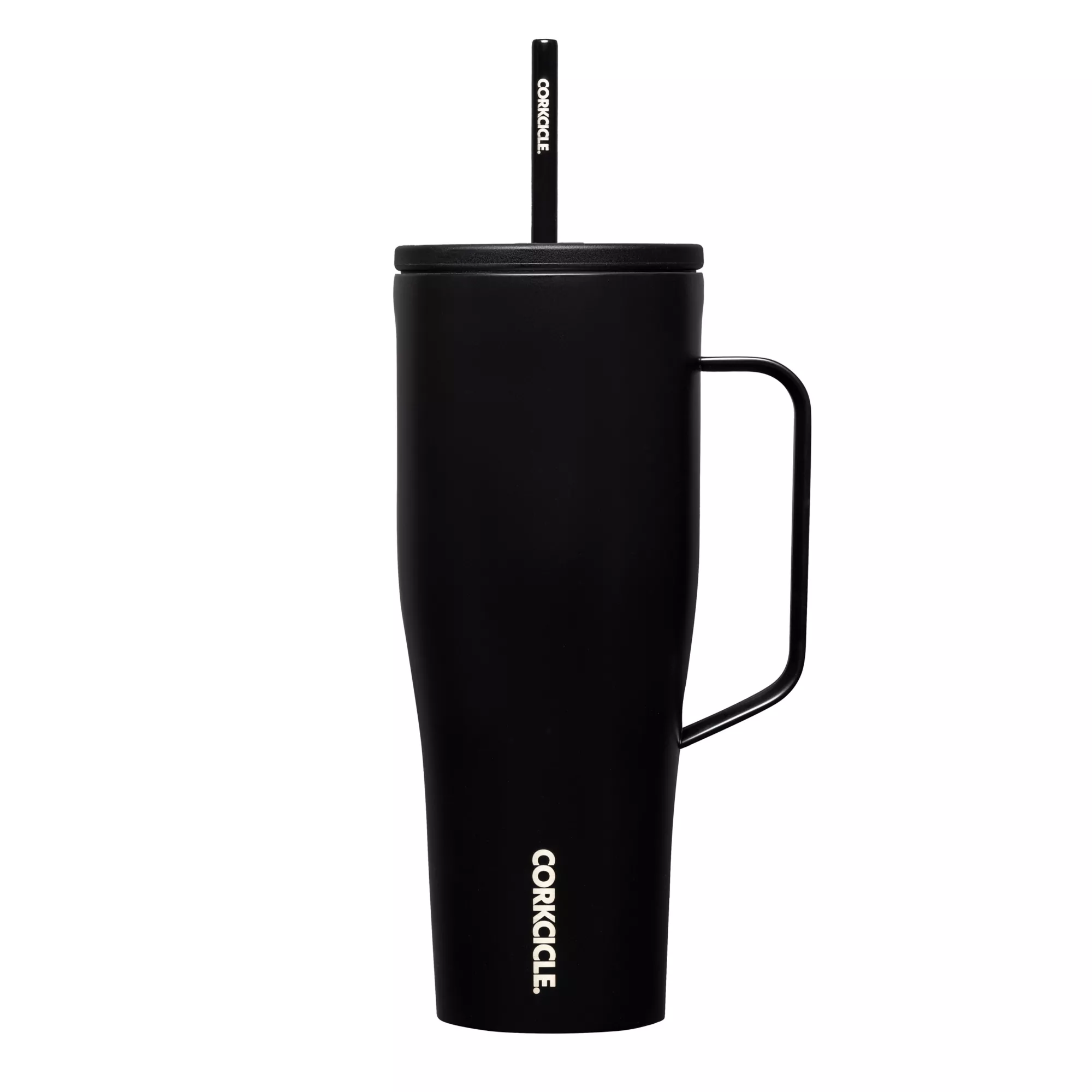 Matte Black Cup with Straw - 30 oz. at Spencer's