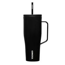 Matte Black Cup with Straw - 30 oz. at Spencer's