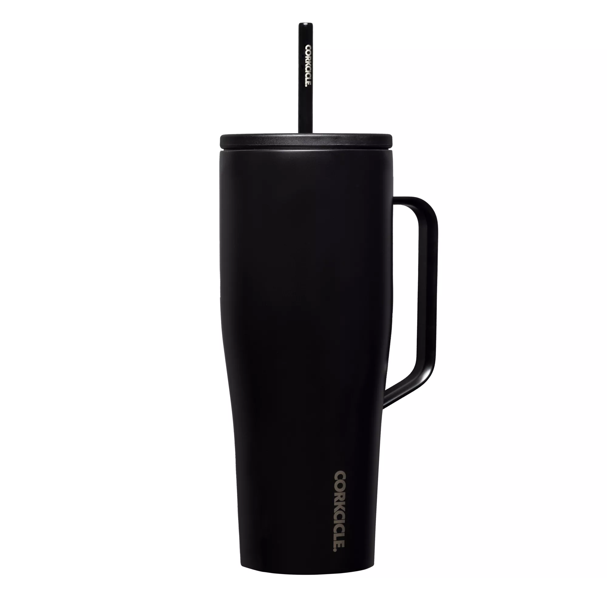 Matte Black Cup with Straw - 30 oz. at Spencer's