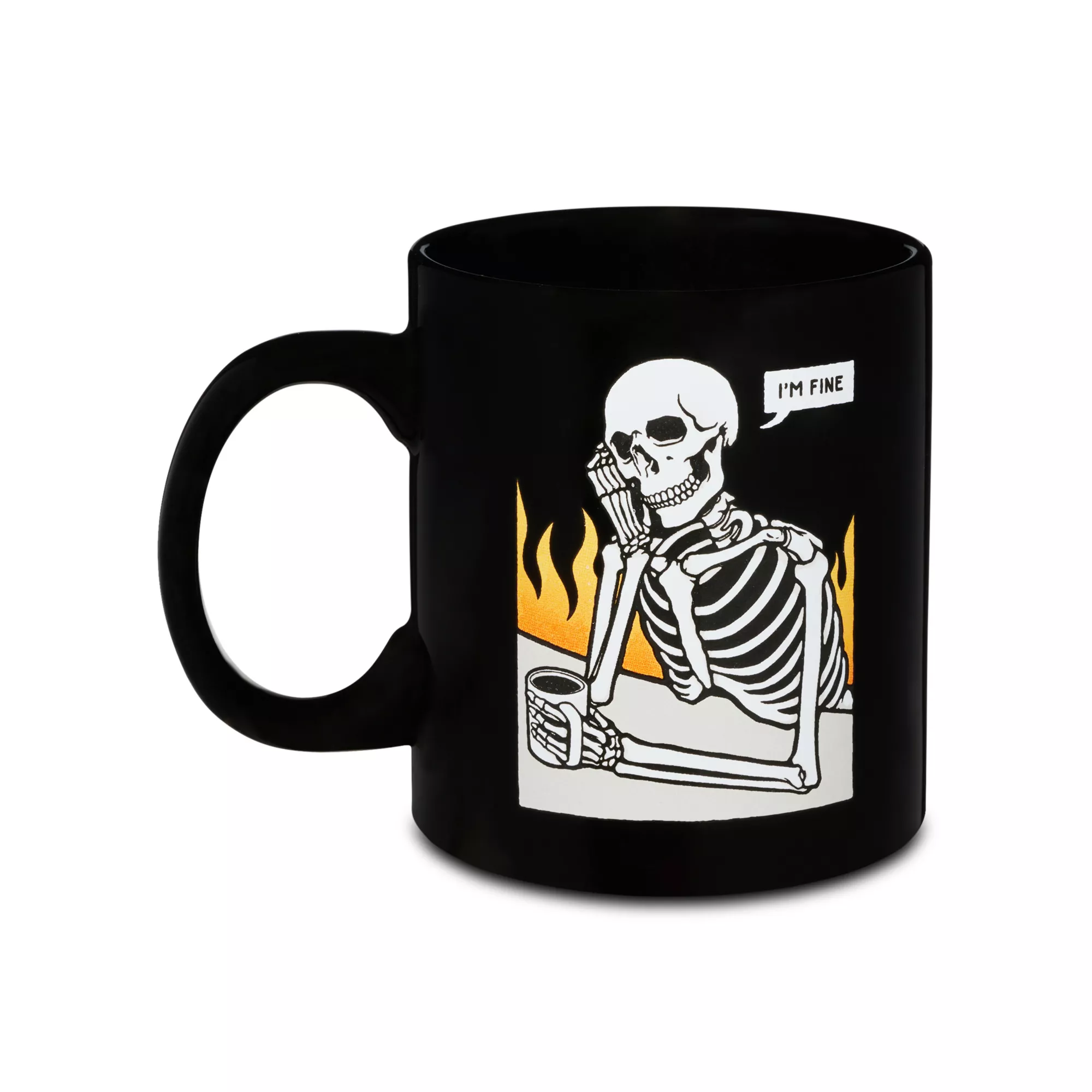 I'm Fine Skeleton Coffee Mug - 20 oz.