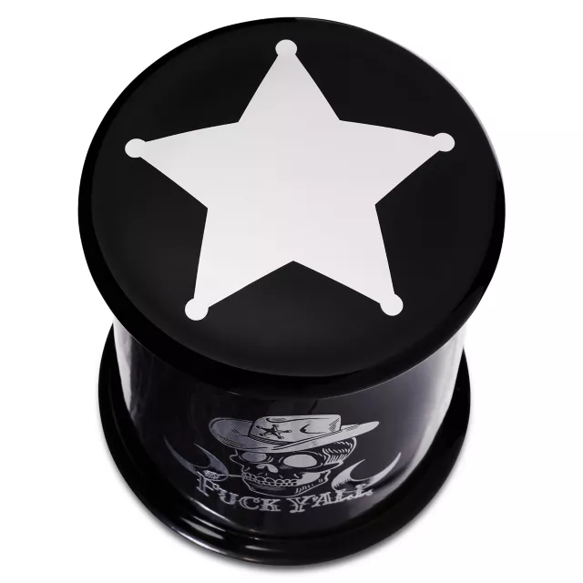 Skeleton Cowboy Fuck Y'all Stash Jar - 12 oz. at Spencer's