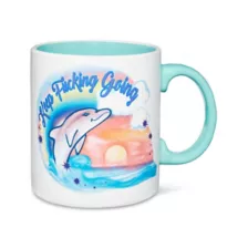 Keep Fucking Going Dolphin Coffee Mug - 20 oz. at Spencer's