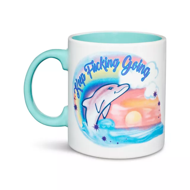 Keep Fucking Going Dolphin Coffee Mug - 20 oz. at Spencer's