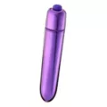 Purple Precious Metal 10-Function Waterproof Bullet Vibrator 3.5 Inch - Hott Love at Spencer's