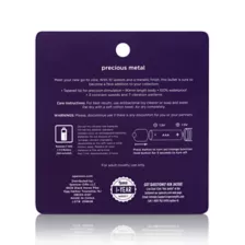 Purple Precious Metal 10-Function Waterproof Bullet Vibrator 3.5 Inch - Hott Love at Spencer's