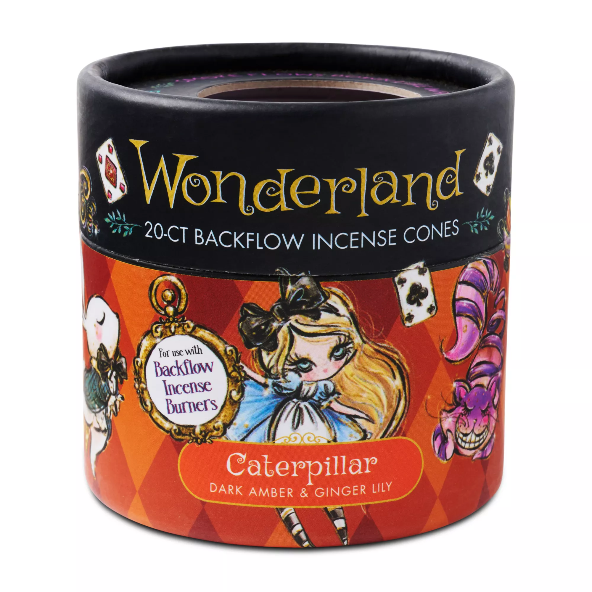 Caterpillar Backflow Incense Cones 20 Count - Alice in Wonderland at Spencer's