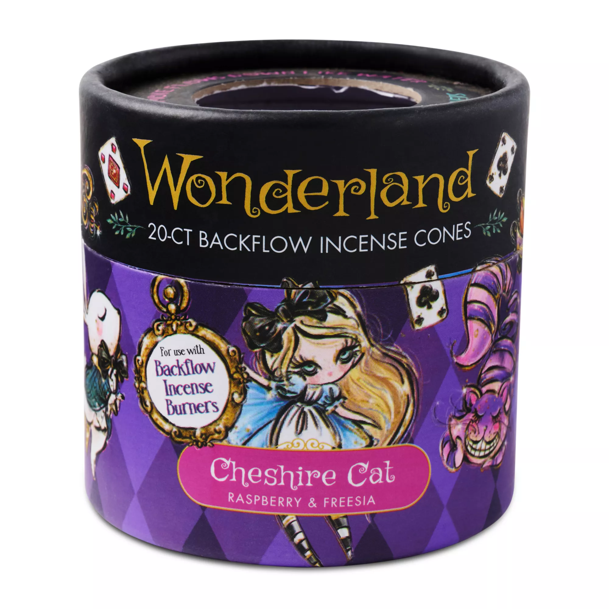 Cheshire Cat Backflow Incense Cones 20 Count - Alice in Wonderland at Spencer's